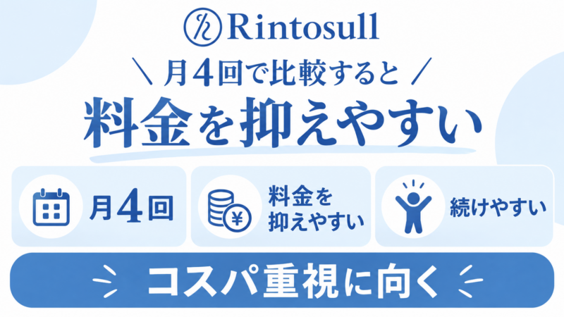 Rintosull 月4回のコスパ