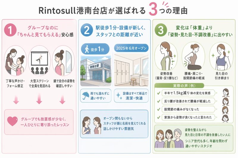 Rintosull港南台店の特徴紹介