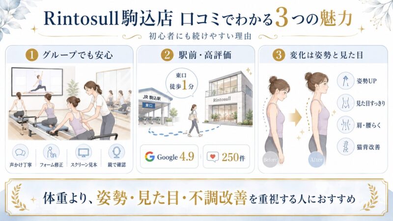 Rintosull駒込店 選ばれる理由