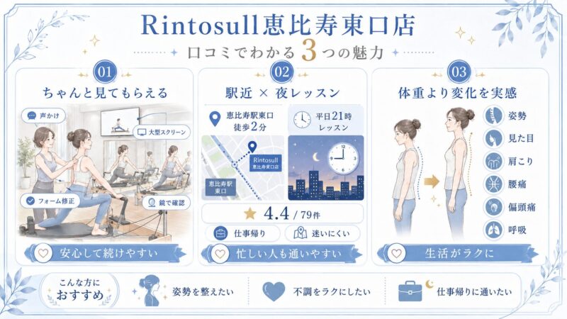 リントスル恵比寿東口店が選ばれる理由