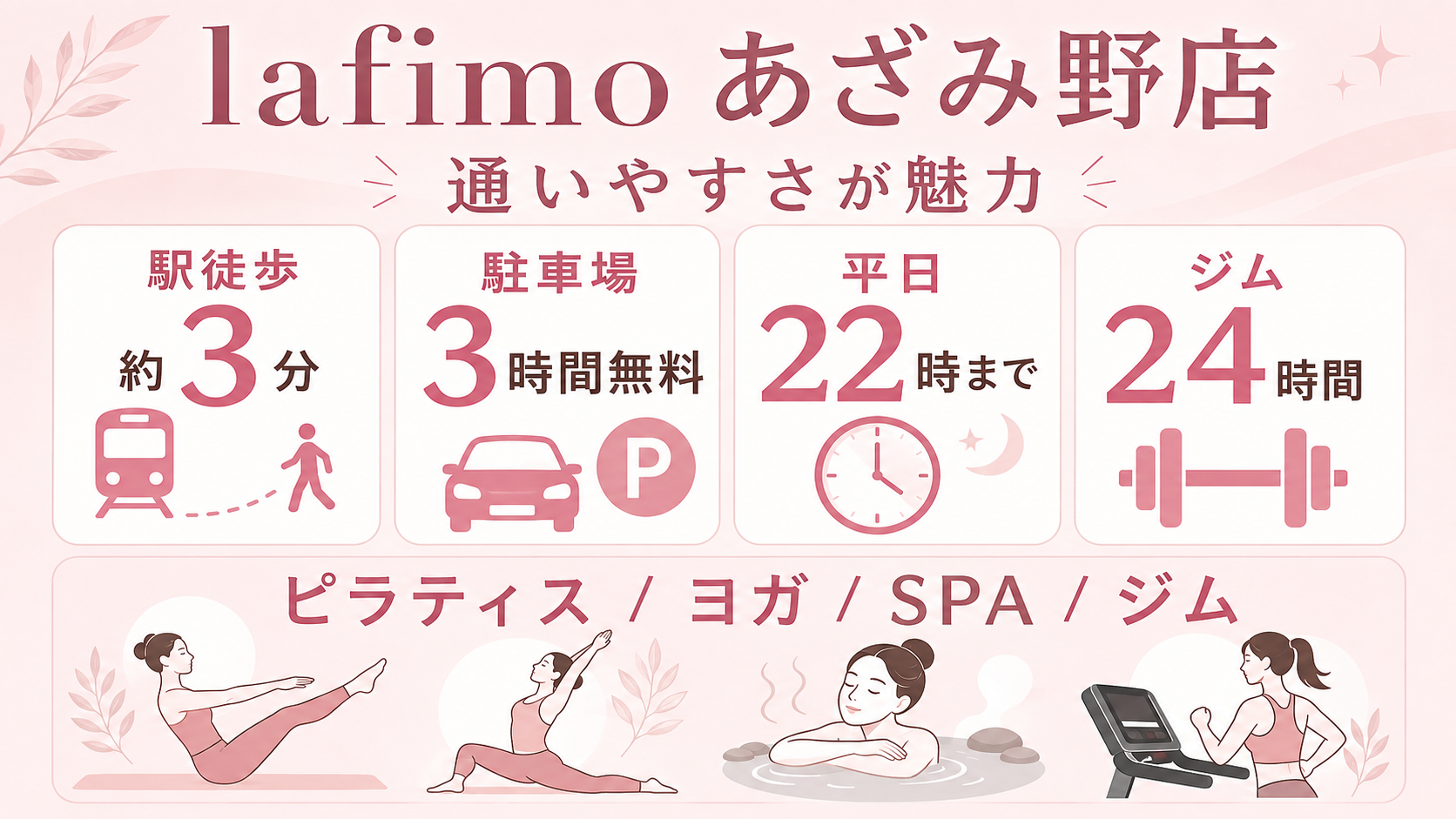 lafimoあざみ野店のウェルネス案内