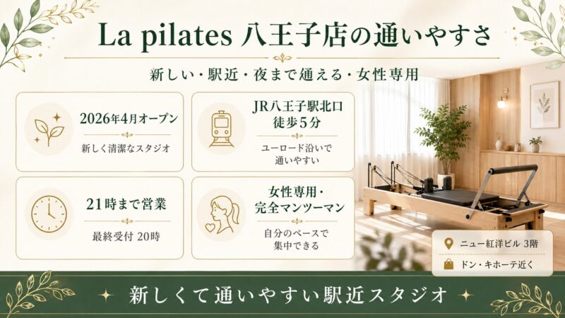 La pilates 八王子店