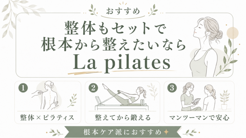 整体×ピラティスの優雅なウェルネス